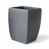 Επικαθήμενη Ποτηροθήκη Μπάνιου 7,5 × 7,5 × 10 cm Τ ΤΗΑΙ 21776 ΑΝΘΡΑΚΙ