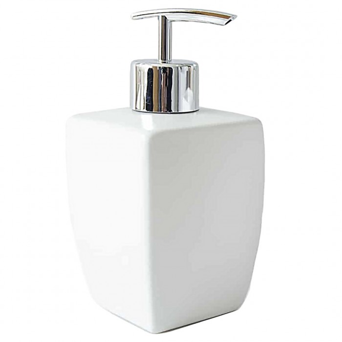 Επικαθήμενο Ντισπένσερ 7,5 × 7,5 × 17 cm ΤATAY ΤΗΑΙ ΚΕΡΑΜΙΚΟ ΛΕΥΚΟ-21777