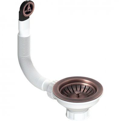 Βαλβίδα Νεροχύτη με Υπερχείλιση 3 1/2'', Rame 351-670-222