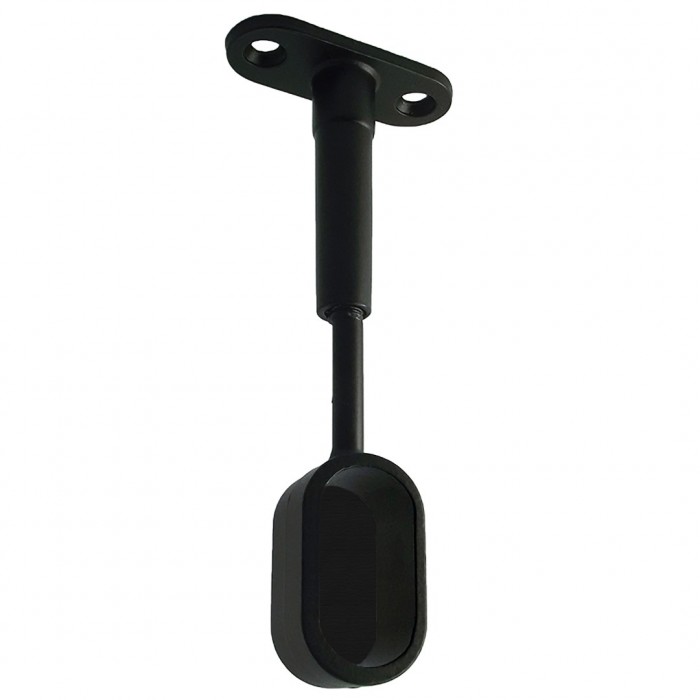 Στήριγμα για Σωλήνα Οβάλ (1τεμάχιο) Μαύρο Κρεμαστό με Ρέγουλα 416-Z0282CP Κλειστό