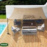 Δίχτυ Παραλλαγής για Σκίαση ή Διακόσμηση Μπεζ 3x4m 180gr/m² Grasher