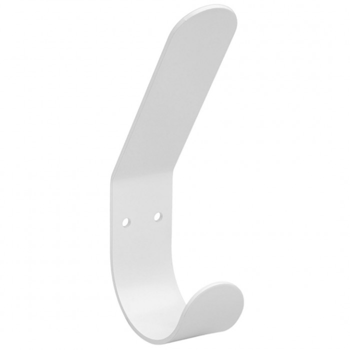 Κρεμάστρα από Χάλυβα Λευκό Ματ 30x65mm Roline 423