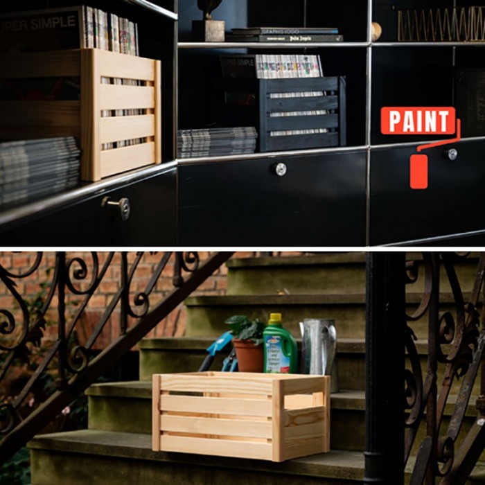 Ξύλινο Αναδιπλούμενο Κουτί Οργάνωσης 46x29,5x23,5cm Vectorbrands Wood Class 518038143