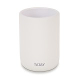 Επικαθήμενη Ποτηροθήκη Μπάνιου ΤΑΤΑΥ SOFT ΚΕΡΑΜΙΚΟ ΛΕΥΚΟ 6410101