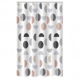 Κουρτίνα μπάνιου Πολυεστερική 90gsm Ankor 180x200εκ με 12 Κρίκους Κύκλοι ANKOR 831050 Κουρτίνα μπάνιου Πολυεστερική 90gsm Ankor 180x200εκ με 12 Κρίκους Κύκλοι ANKOR 831050