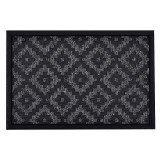 Πατάκι Εισόδου Μοκέτα Καουτσούκ 60x40 εκ. Γκρι Μαύρο Ankor 804528