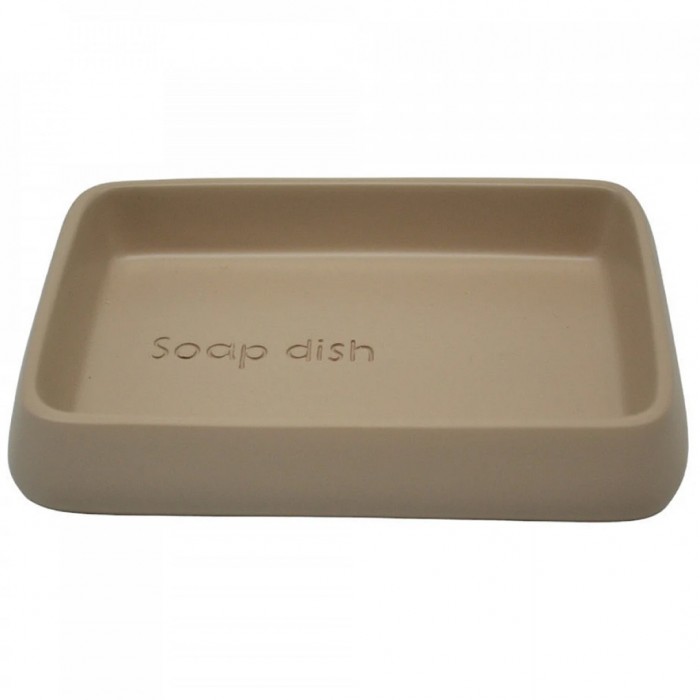 Σαπουνοθήκη Mπάνιου Πολυεστερική Χρώμα Σομόν 13,1x9x2,3εκ. Ankor 835737