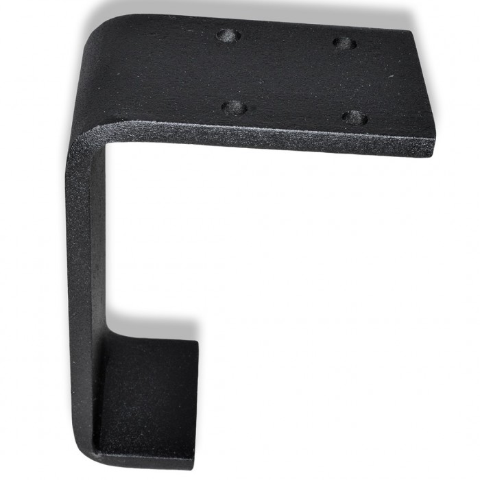 Μεταλλικό Πόδι Επίπλου (1 τεμάχιο) PL-70 Μαύρο Ματ σε Ύψος 100mm DECO