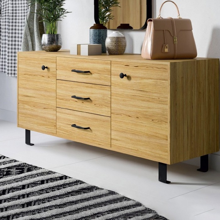 Μεταλλικό Πόδι Επίπλου (1 τεμάχιο) PL-70 Μαύρο Ματ σε Ύψος 100mm DECO