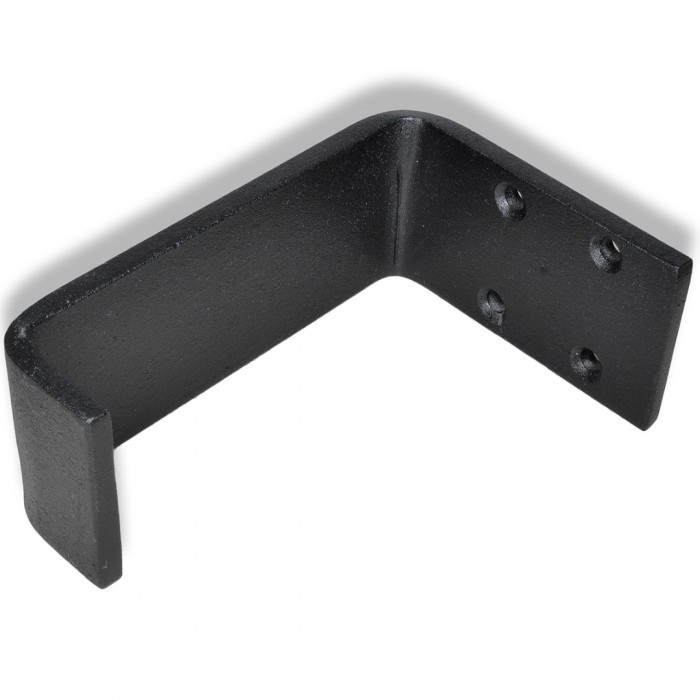 Μεταλλικό Πόδι Επίπλου (1 τεμάχιο) PL-70 Μαύρο Ματ σε Ύψος 100mm DECO