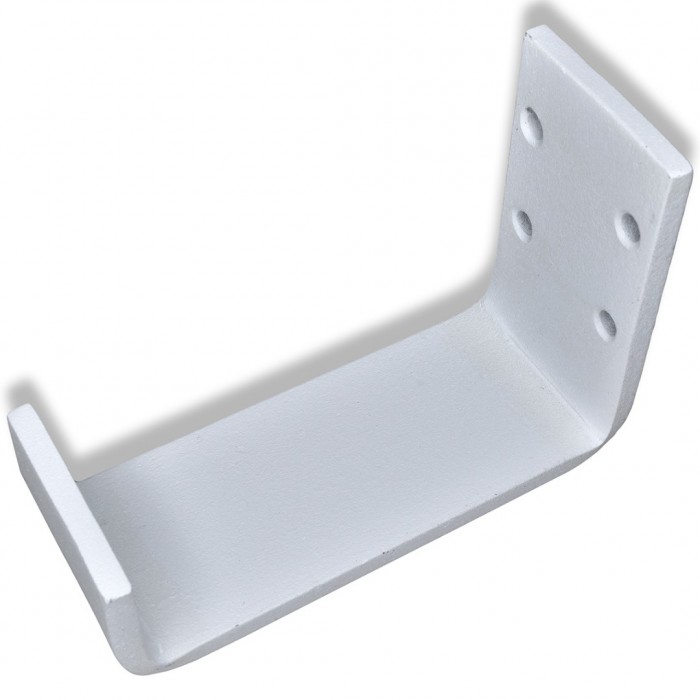 Μεταλλικό Πόδι Επίπλου (1 τεμάχιο) PL-70 Λευκό Ματ σε Ύψος 150mm DECO