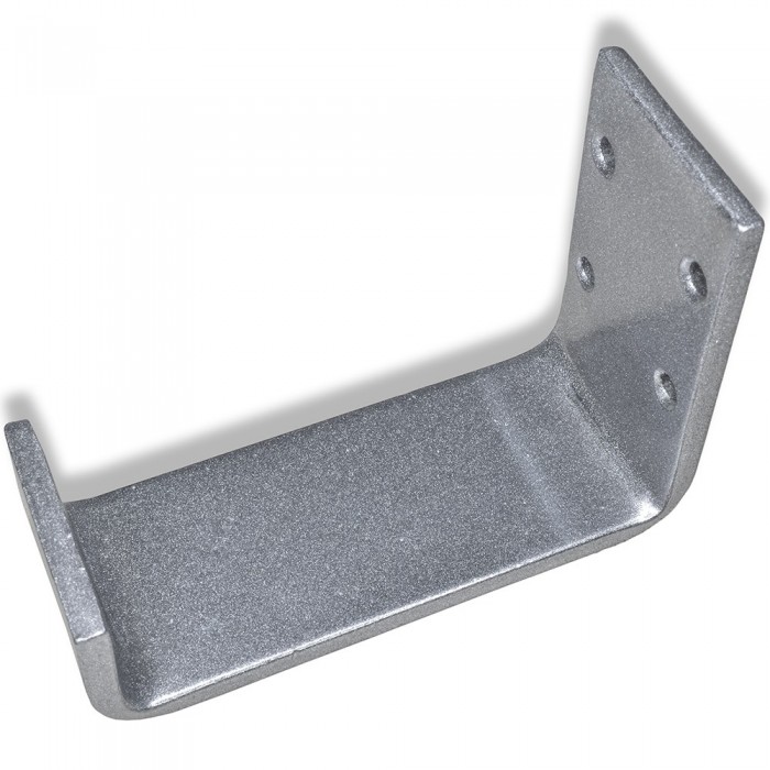 Μεταλλικό Πόδι Επίπλου (1 τεμάχιο) PL-70 Ασημί Ματ σε Ύψος 150mm DECO