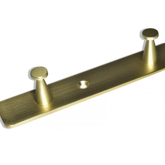 Gold Μεταλλική Κρεμάστρα Tοίχου 5 Θέσεων 38εκ.Μx2.5εκ.Πx2εκ.Υ Νο 300-5 Haus Benchmark-KPE.204