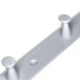 Λευκή Μεταλλική Κρεμάστρα Tοίχου 4 Θέσεων 30εκ.Μx2.5εκ.Πx2εκ.Υ Νο 300-4 Haus Benchmark-KPE.209