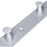 Άσπρη Μεταλλική Κρεμάστρα Tοίχου 3 Θέσεων 22εκ.Μx2.5εκ.Πx2εκ.Υ Νο 300-3 Haus Benchmark -KPE.208