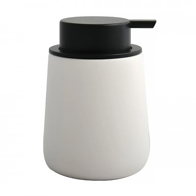 Δοχείο Κρεμοσάπουνου Κεραμικό Maonie 03090.006 Λευκό 8.5 x 8.5 x 12.6 cm