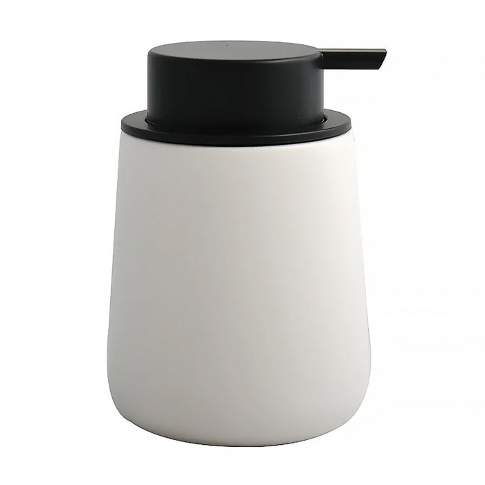 Δοχείο Κρεμοσάπουνου Κεραμικό Maonie 03090.006 Λευκό 8.5 x 8.5 x 12.6 cm