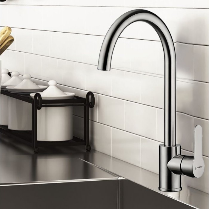 Μπαταρία κουζίνας Pyramis Clodia Inox Mat - 090942501