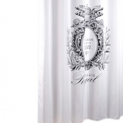 Κουρτίνα Μπάνιου Υφασμάτινη 180Χ200εκ. Royal Λευκή Dimitracas 02333.001