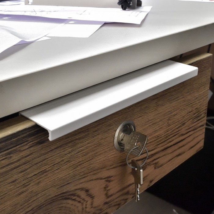 Λαβή επίπλου Χωνευτή Varial 1008 Λευκό Ματ