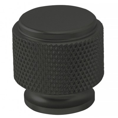 Πόμολο Eπίπλων Κανελάζ 034-25 Ø25 (1τεμαχιο) Μαύρο ματ