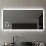 Καθρέπτης Culm120x80 cm Φωτιζόμενος Με Σύνδεση Bluetooth Για Μουσική Luminor CULM12080