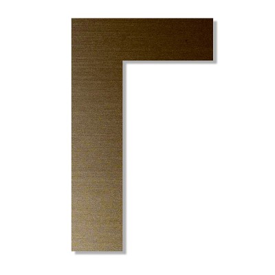 Γράμμα ''Γ'' Μπρονζέ Αυτοκόλλητο 75mm. απο Πλαστικό Darvin One Two Three Done