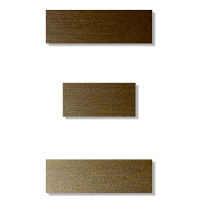 Γράμμα ''Ξ'' Μπρονζέ Αυτοκόλλητο 75mm. απο Πλαστικό Darvin One Two Three Done