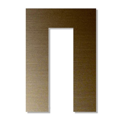 Γράμμα ''Π'' Μπρονζέ Αυτοκόλλητο 75mm. απο Πλαστικό Darvin One Two Three Done