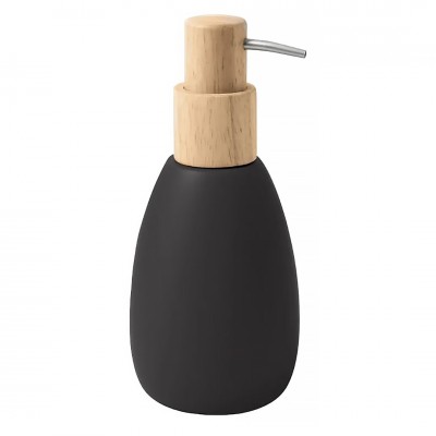 Δοχείο Κρεμοσάπουνου από Πολυρεσίνη Sven 03080.005 Μαύρο 8,2 × 18,9 cm 