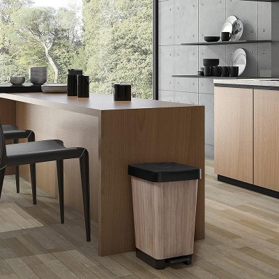 Χαρτοδοχείο 25lt Tatay Smart 06647 SMART D.WOOD 36 × 26 × 47 cm