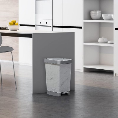Χαρτοδοχείο 25lt Tatay Smart 06647.001 SMART D.MARBLE 36 × 26 × 47 cm