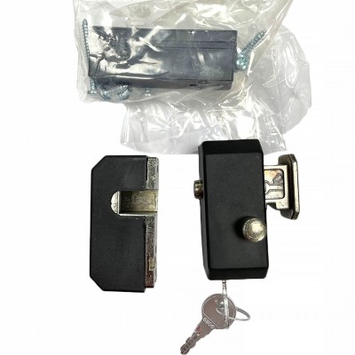 Κλειδαριά Συρόμενων Θυρών σε Μαύρο Χρώμα ΚΑ-601