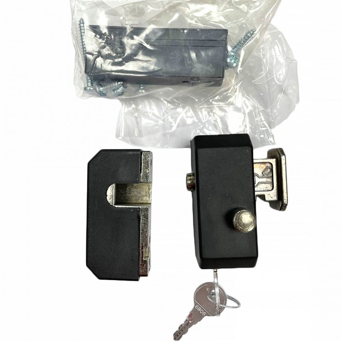 Κλειδαριά Συρόμενων Θυρών σε Μαύρο Χρώμα ΚΑ-601