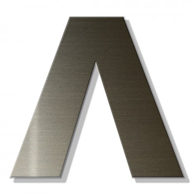 Γράμμα Κατοικιών Αυτοκόλλητο ''Λ'' 80 x 64 mm., Μπρονζέ απο Πλαστικό Darvin 