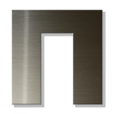 Γράμμα Κατοικιών Αυτοκόλλητο ''Π'' 80 x 64 mm., Μπρονζέ απο Πλαστικό Darvin 