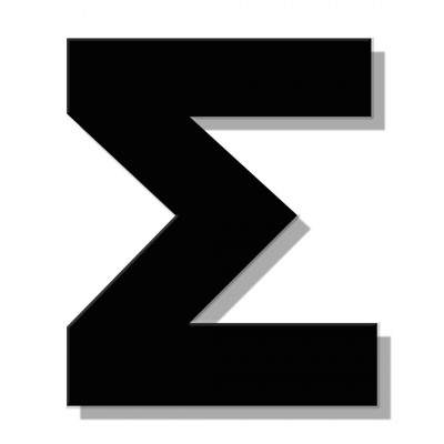 Γράμμα Κατοικιών Αυτοκόλλητο ''Σ'' 80 x 64 mm., Μαύρο Ματ απο Πλαστικό Darvin 