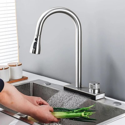 Μπαταρία Κουζίνας Sanitec Hi-Tech Ψηλή Χρωμέ 00-02-00254