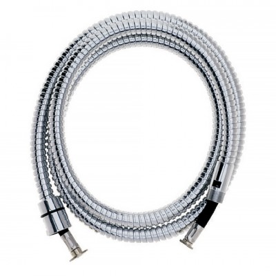 Σπιράλ Κουζίνας - Κομμωτηρίου - Υδρομασάζ Μεταλλικό Διπλής Ασφαλείας Χρωμέ 150cm 030242 Interflex