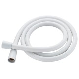 Σπιράλ Ντους Μπάνιου-Λουτρού PVC Β.Τ. με Περιστρεφώμενο Κώνο & Επένδυση Λευκό Ματ 150cm 027758 Interflex