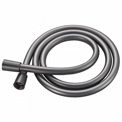 Σπιράλ Ντους Μπάνιου-Λουτρού PVC Β.Τ. με Περιστρεφώμενο Κώνο & Επένδυση Gun Metal 150cm 027760 Interflex