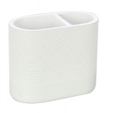 Επικαθήμενη Ποτηροθήκη Μπάνιου 6 × 12 cm Rainbow Marika Λευκή 02786.001