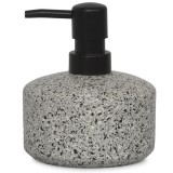 Δοχείο Κρεμοσάπουνου Rainbow Skyros 10,6 × 12 cm Γκρί - Μαύρο 02853.001