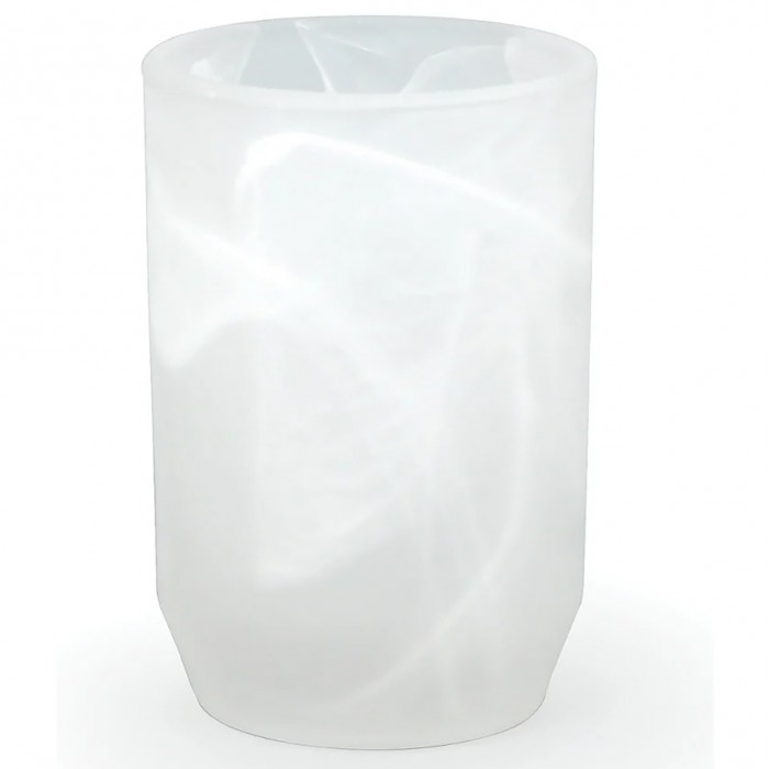 Ποτηροθήκη Επιδαπέδια Λευκή 7,4 × 11 cm Spirella Madison 03411.001