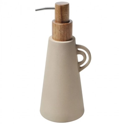 Δοχείο Κρεμοσάπουνου Spirella Organic 7,3 × 18 cm Μπέζ 03417.001