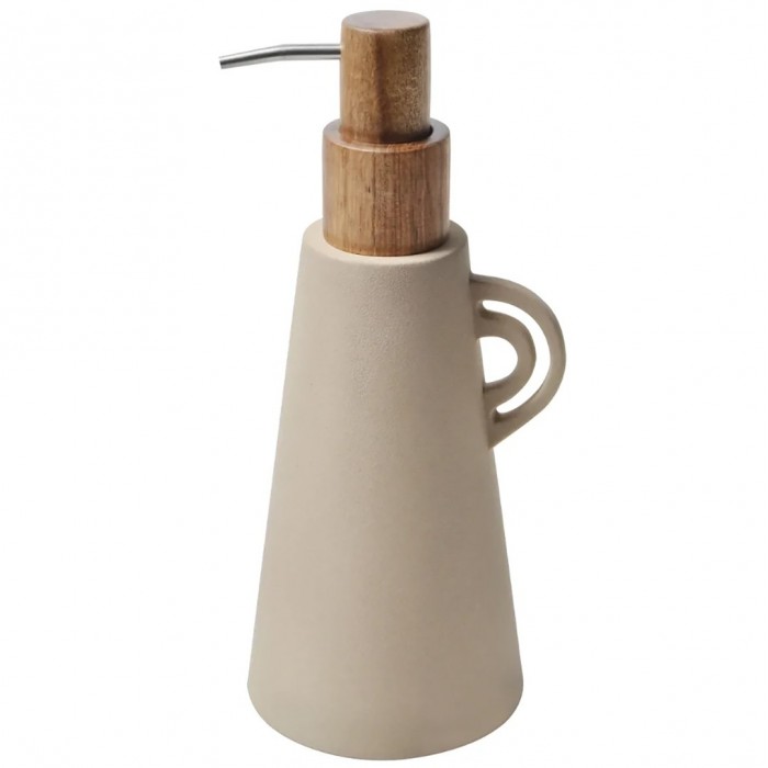 Δοχείο Κρεμοσάπουνου Spirella Organic 7,3 × 18 cm Μπέζ 03417.001