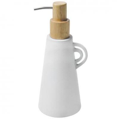 Δοχείο Κρεμοσάπουνου Spirella Organic 7,3 × 18 cm Λευκό 03417.002