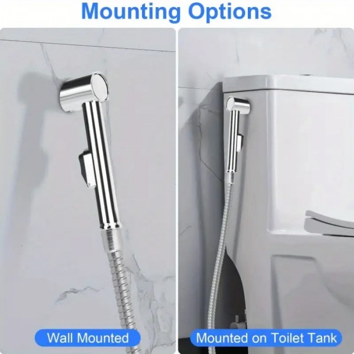 Τηλέφωνο Ντους Μπάνιου-Λουτρού-Μπιντέ με Διακόπτη Ορειχάλκινο MZ ABS Χρωμέ Interflex 045684