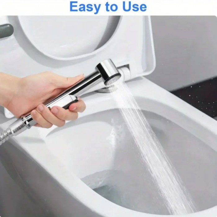 Τηλέφωνο Ντους Μπάνιου-Λουτρού-Μπιντέ με Διακόπτη Ορειχάλκινο MZ ABS Χρωμέ Interflex 045684