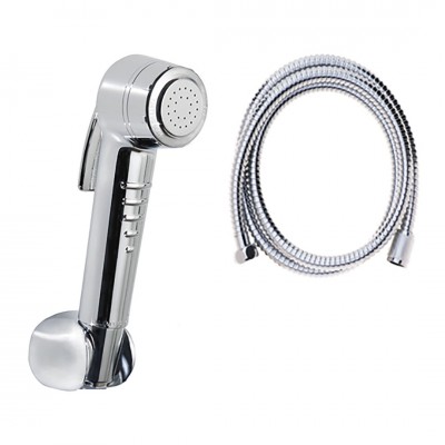 Τηλέφωνο Ντους Μπάνιου-Λουτρού-Μπιντέ με Διακόπτη Σετ με Σπιράλ Ορειχάλκινο Cool ABS Χρωμέ Interflex 055860